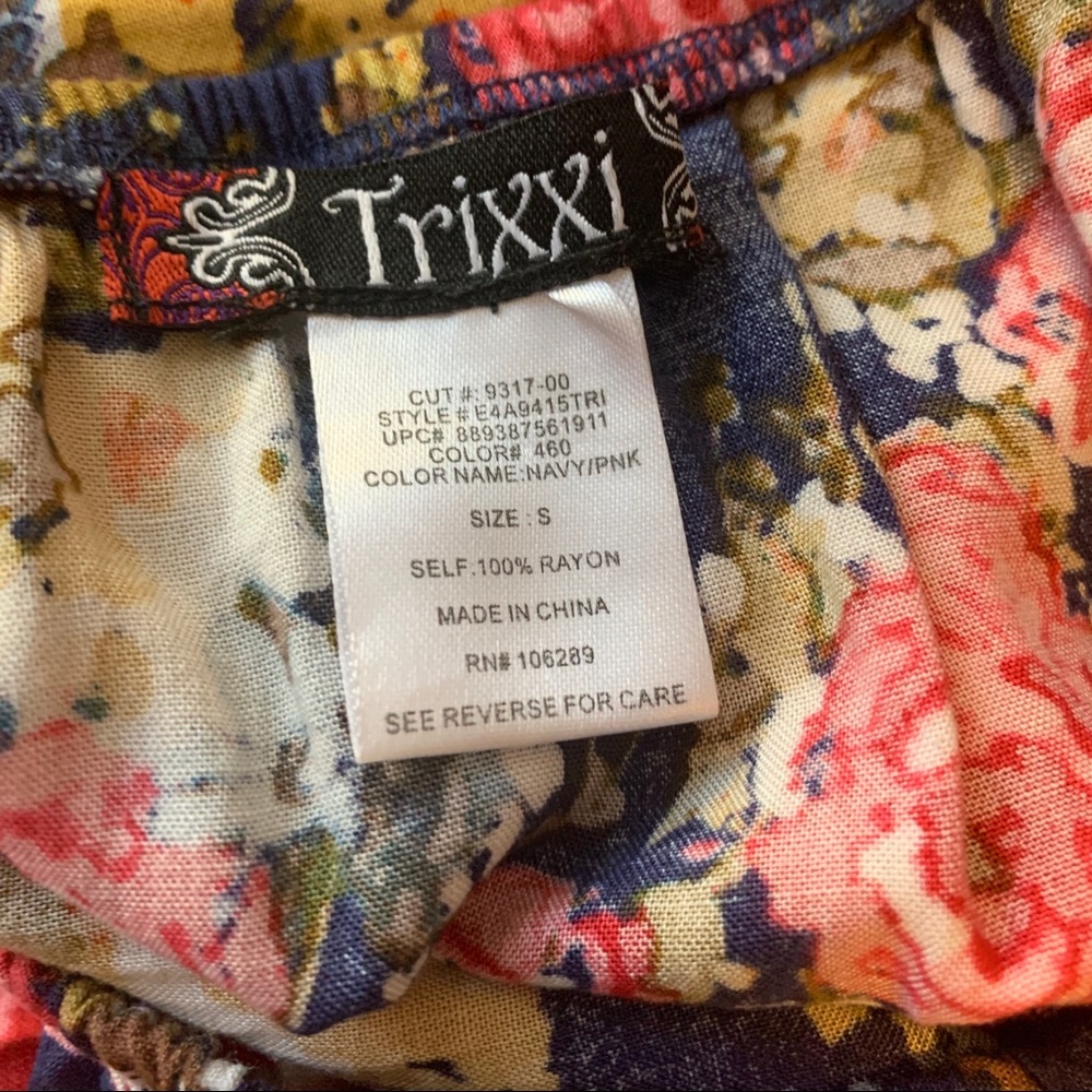 Strapless Floral Maxi Dress with Matching Belt - Picture 4 of 5